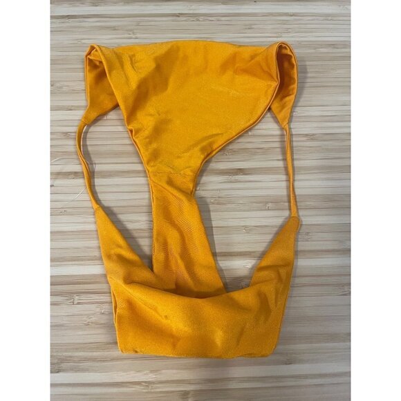 JADE SWIM Bare Minimum Bikini Bottom Sunset Sheen Womens Size Large - Picture 7 of 10